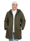 Olive Long - Double Face Jacket - Khotwh